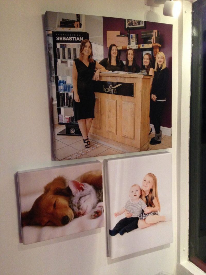 personalised canvases websites and print