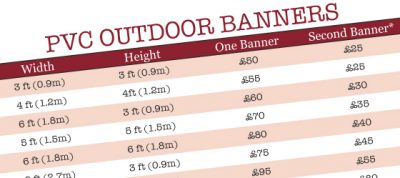 Outdoor banners